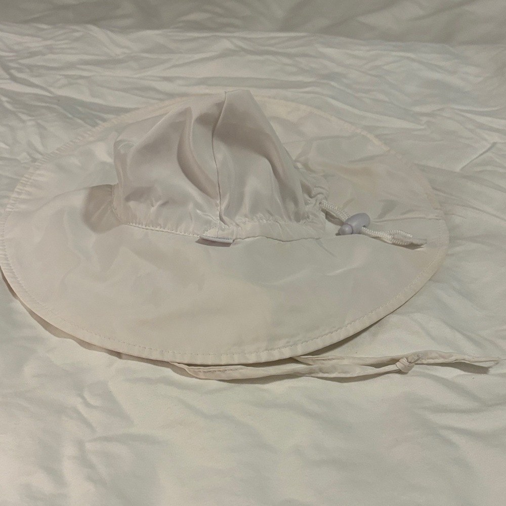 Ruffle Butts Cream Sun Hat